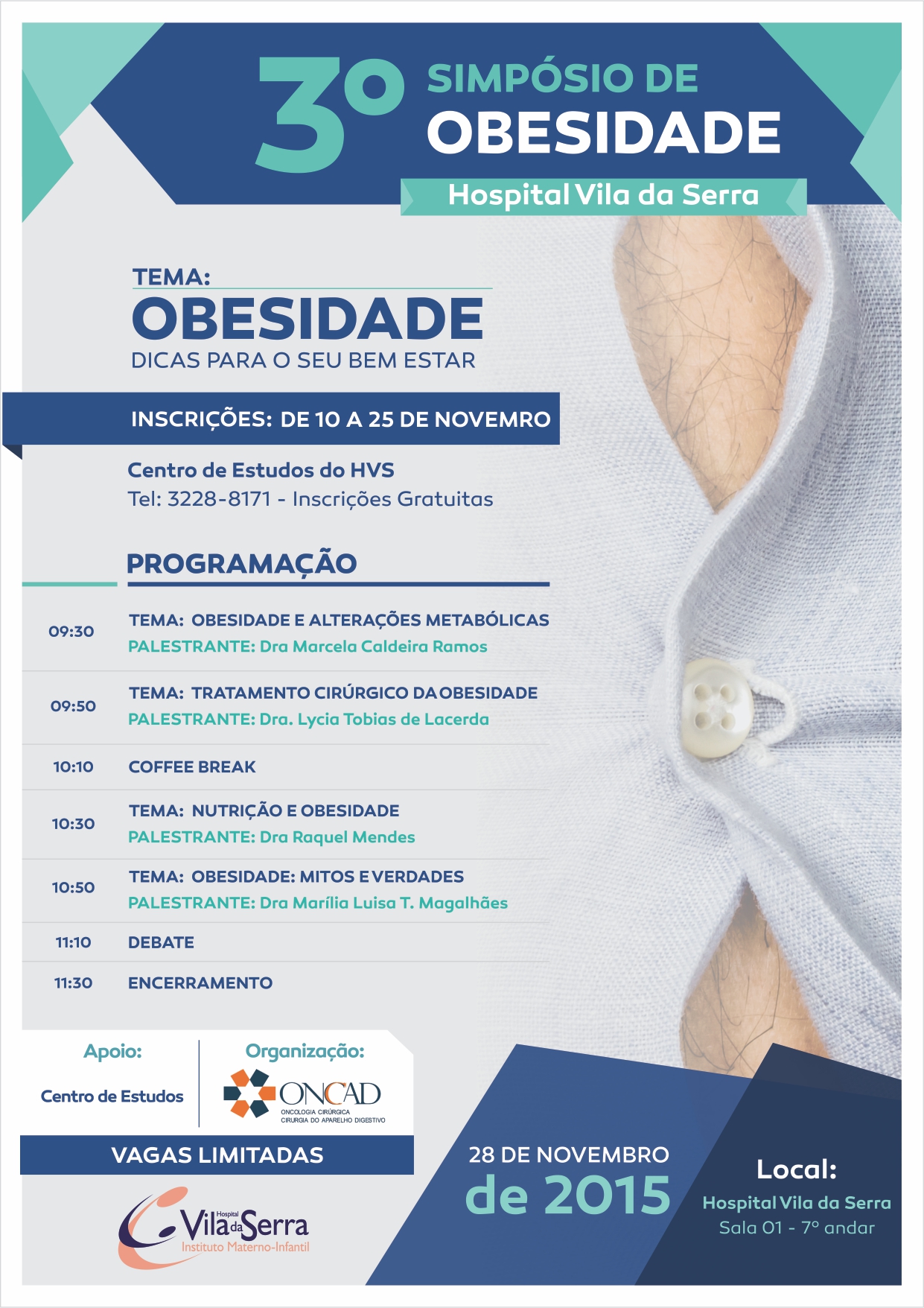 Cartaz_ObesidadeHVS - Hospital Vila da Serra